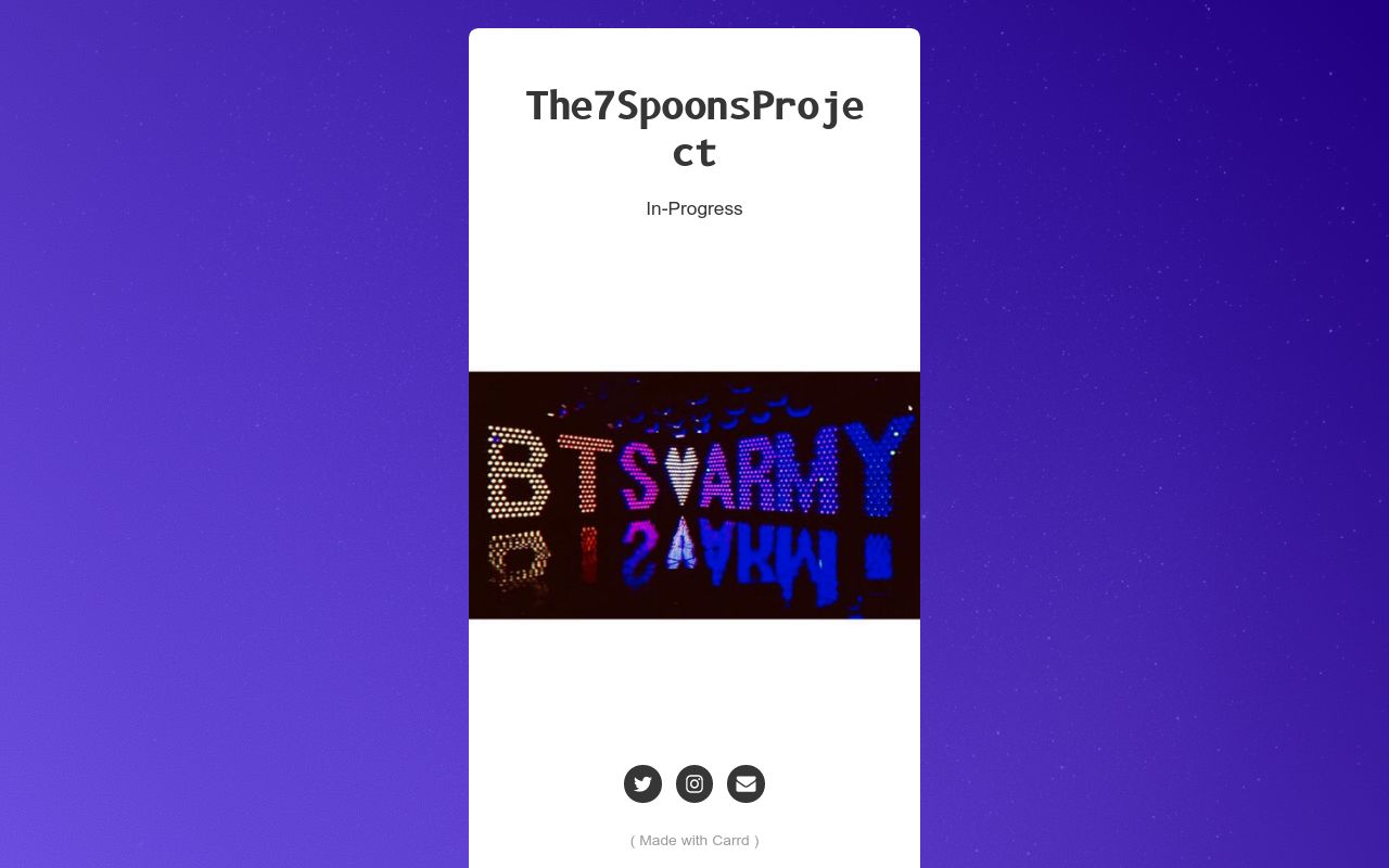 The 7 Spoons Project